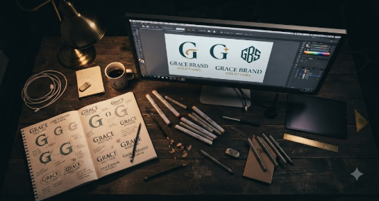 Logo Design and Brand Identity Mockup